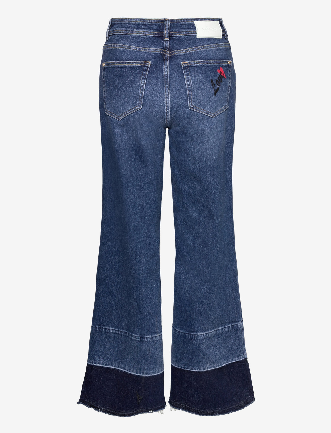 MOS MOSH - Dara Hem Jeans - flared jeans - blue - 1