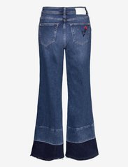 MOS MOSH - Dara Hem Jeans - schlaghosen - blue - 1