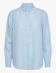 MOS MOSH - Karli Linen Shirt - linen shirts - clear sky - 0