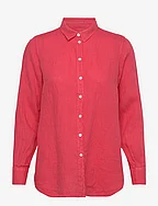 Karli Linen Shirt - TEABERRY