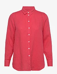 MOS MOSH - Karli Linen Shirt - linasest riidest särgid - teaberry - 0