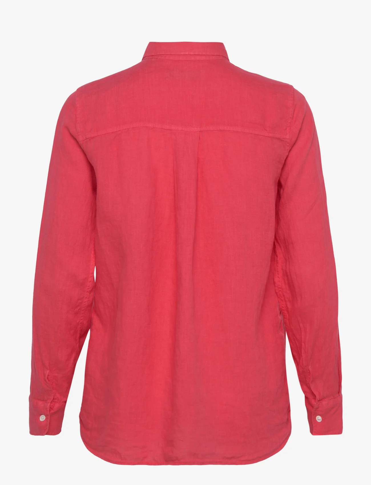 MOS MOSH - Karli Linen Shirt - pellavakauluspaidat - teaberry - 1