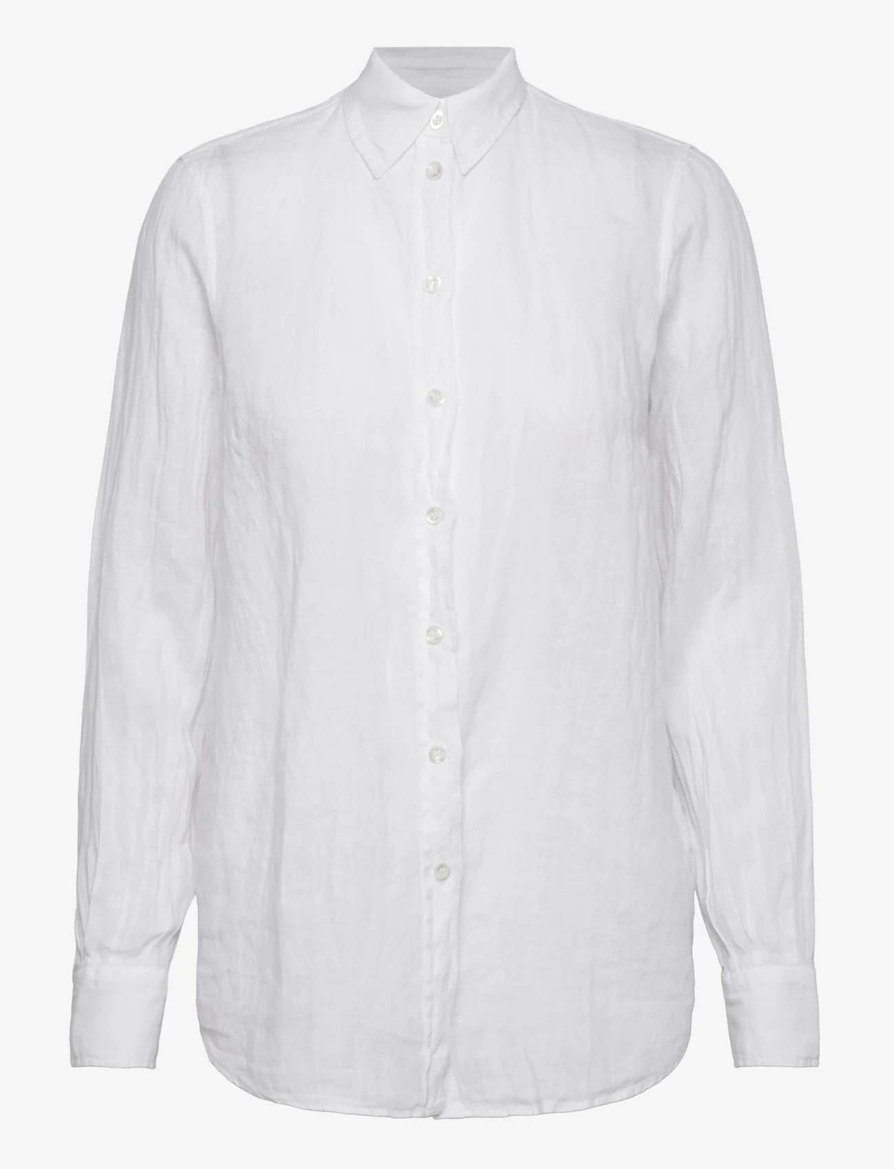 MOS MOSH - Karli Linen Shirt - linasest riidest särgid - white - 0