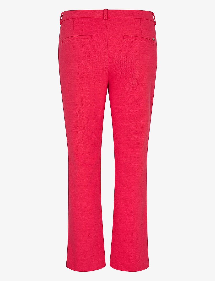 MOS MOSH - Cella Pique Pant - hose mit geradem bein - teaberry - 1
