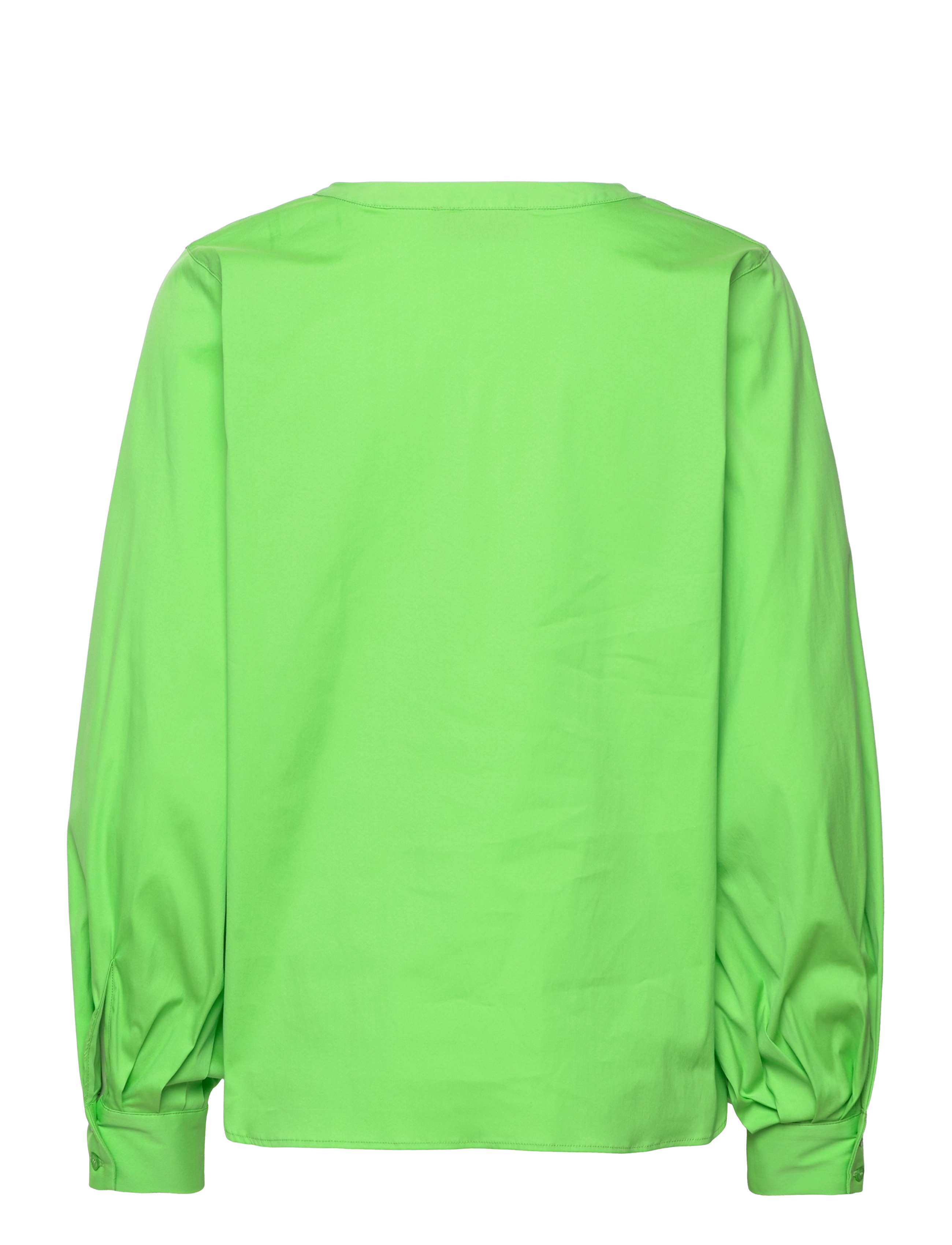MOS MOSH - Yen Tie Blouse - langærmede bluser - green flash - 1
