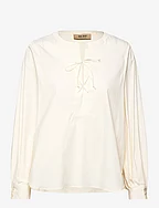 Yen Tie Blouse - PEARLED IVORY
