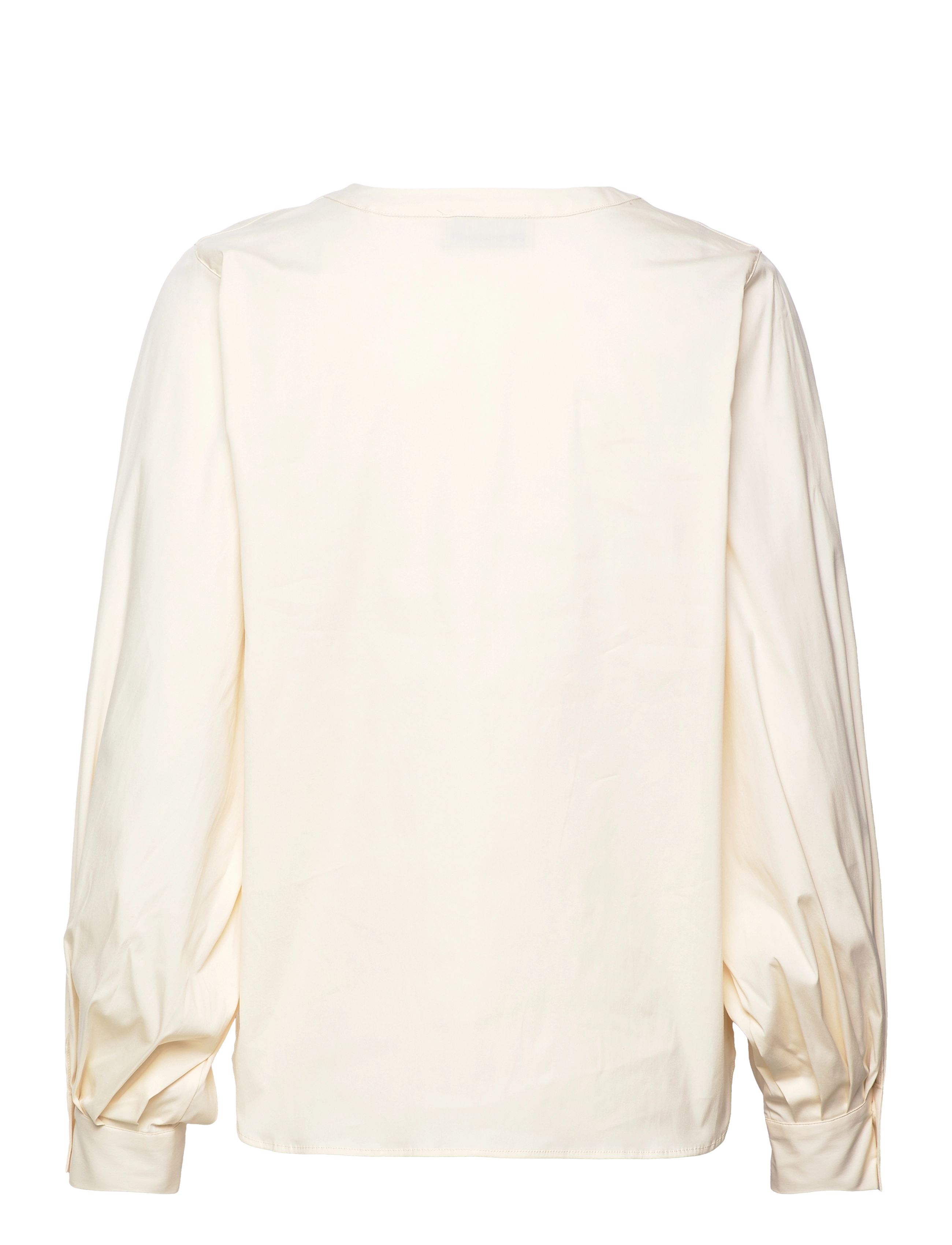 MOS MOSH - Yen Tie Blouse - langærmede bluser - pearled ivory - 1