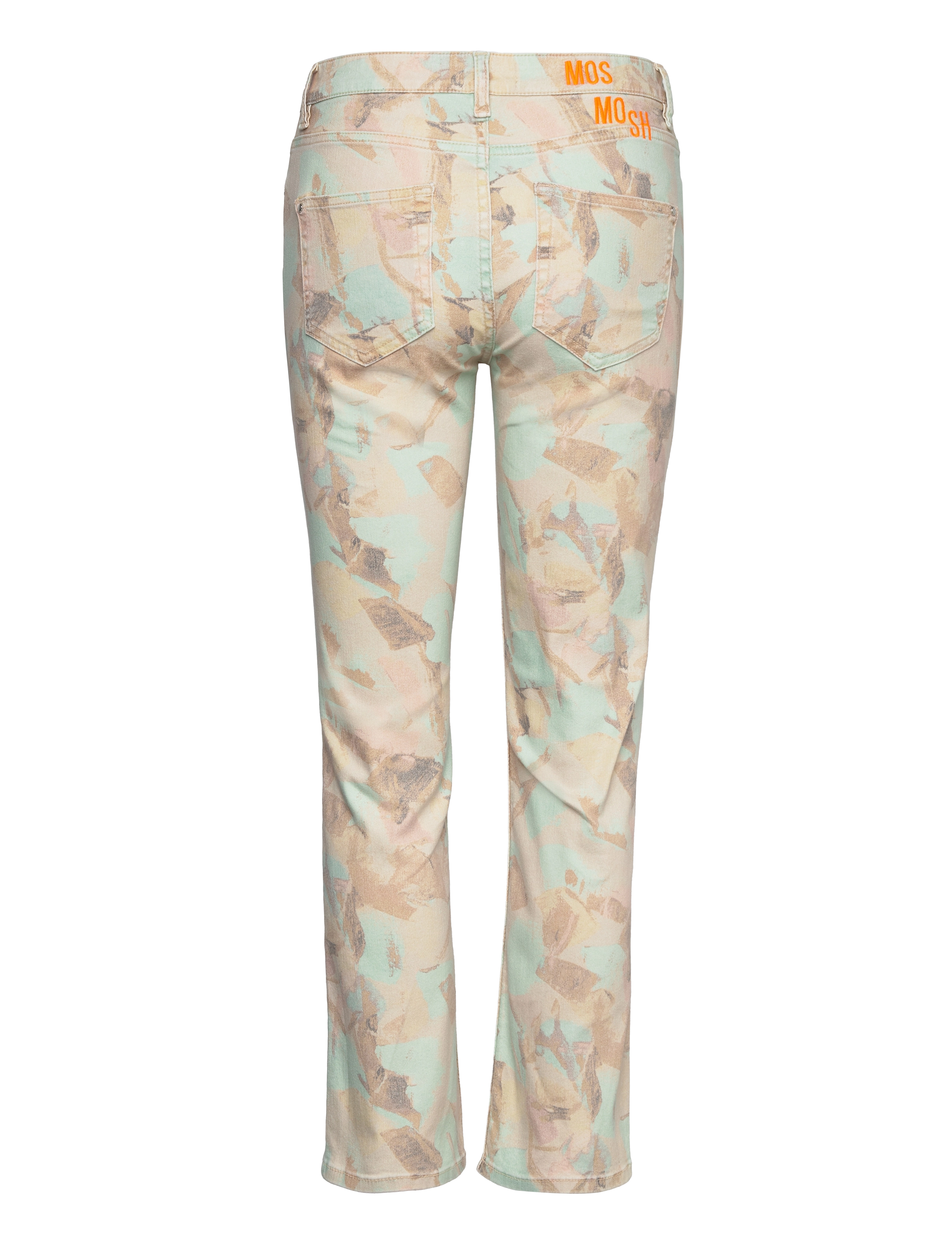 MOS MOSH - Ashley Print Pant - skinny jeans - brook green - 1