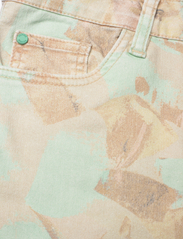 MOS MOSH - Ashley Print Pant - džinsa bikses ar šaurām starām - brook green - 2