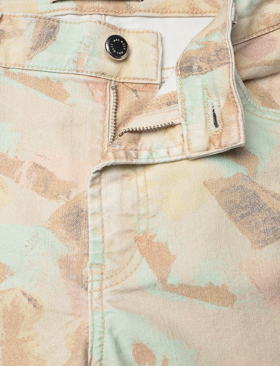MOS MOSH - Ashley Print Pant - pillifarkut - brook green - 3