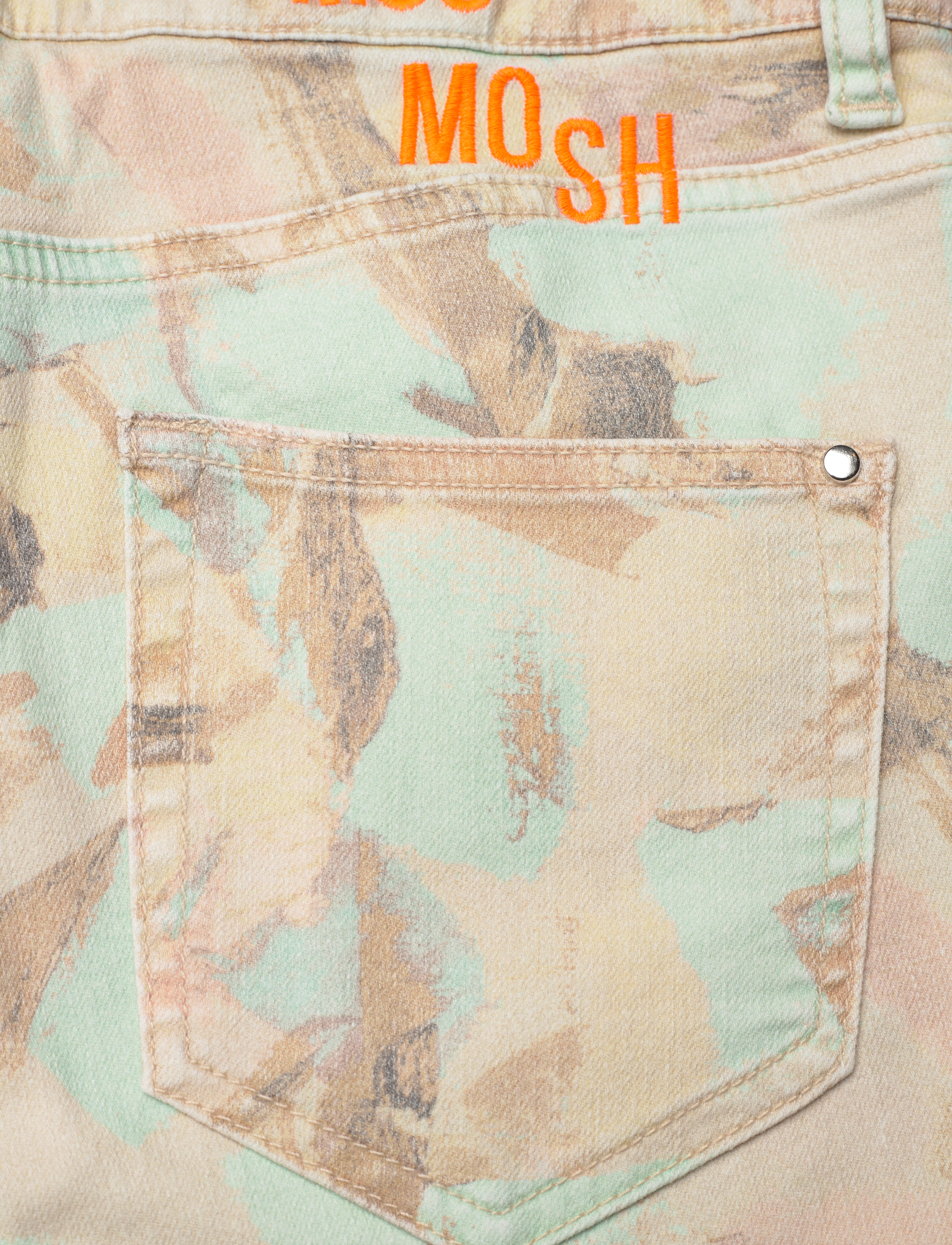 MOS MOSH - Ashley Print Pant - pillifarkut - brook green - 4