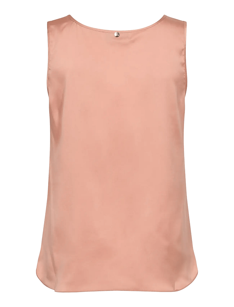 MOS MOSH - MMAstrid V-Neck Silk Tank Top - blouses zonder mouwen - peachy - 2
