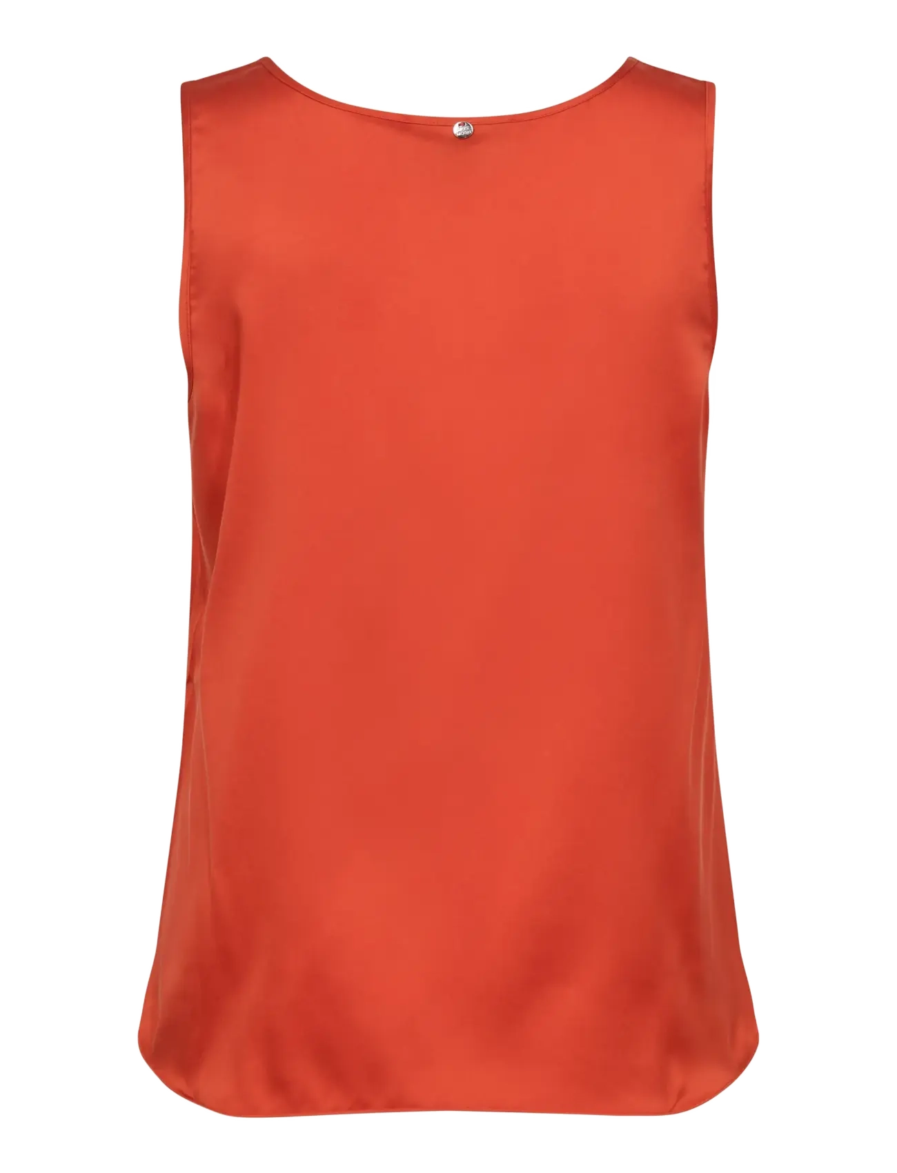 MOS MOSH - MMAstrid V-Neck Silk Tank Top - Ærmeløse bluser - spicy orange - 2
