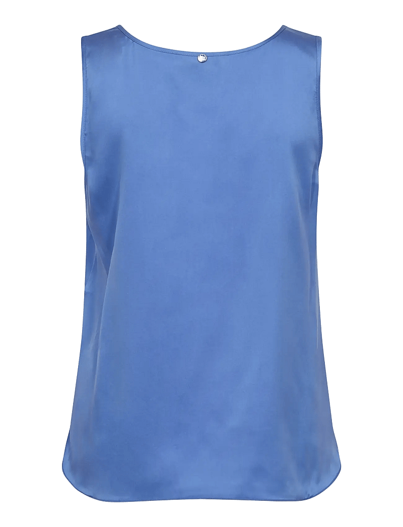 MOS MOSH - MMAstrid V-Neck Silk Tank Top - Ärmlösa blusar - ultramarine - 1