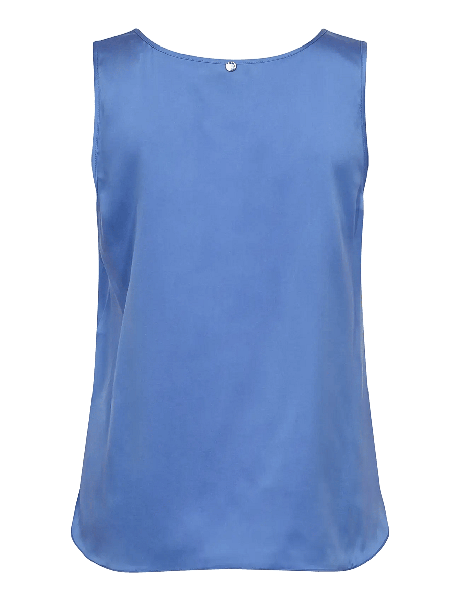 MOS MOSH - MMAstrid V-Neck Silk Tank Top - Ærmeløse bluser - ultramarine - 2