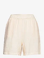 Emmi Linen Shorts - PEARLED IVORY