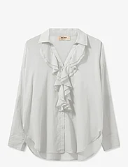 MOS MOSH - MMJelena Voile Shirt - langermede skjorter - white - 0