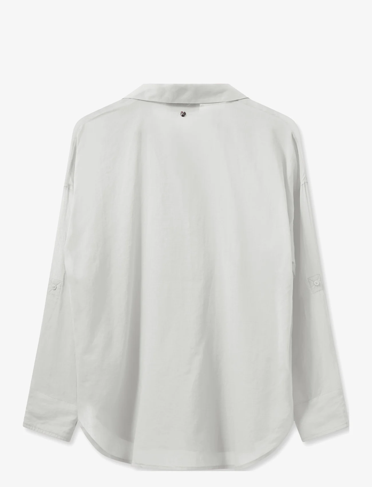 MOS MOSH - MMJelena Voile Shirt - langermede skjorter - white - 1
