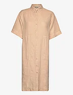 Mal Linen Shirt Dress - GINGER ROOT