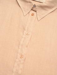 MOS MOSH - Mal Linen Shirt Dress - suvekleidid - ginger root - 4