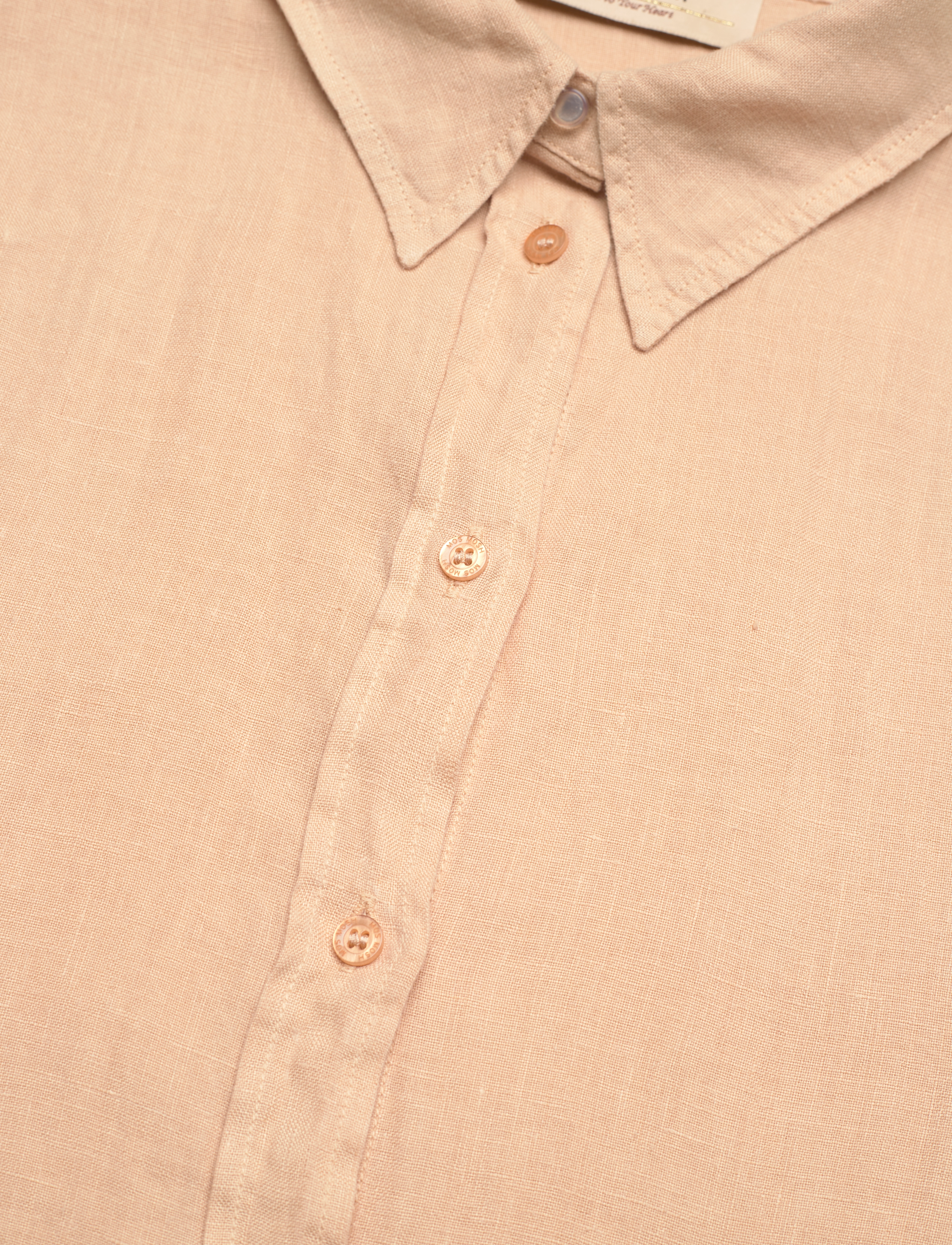 MOS MOSH - Mal Linen Shirt Dress - ginger root - 4