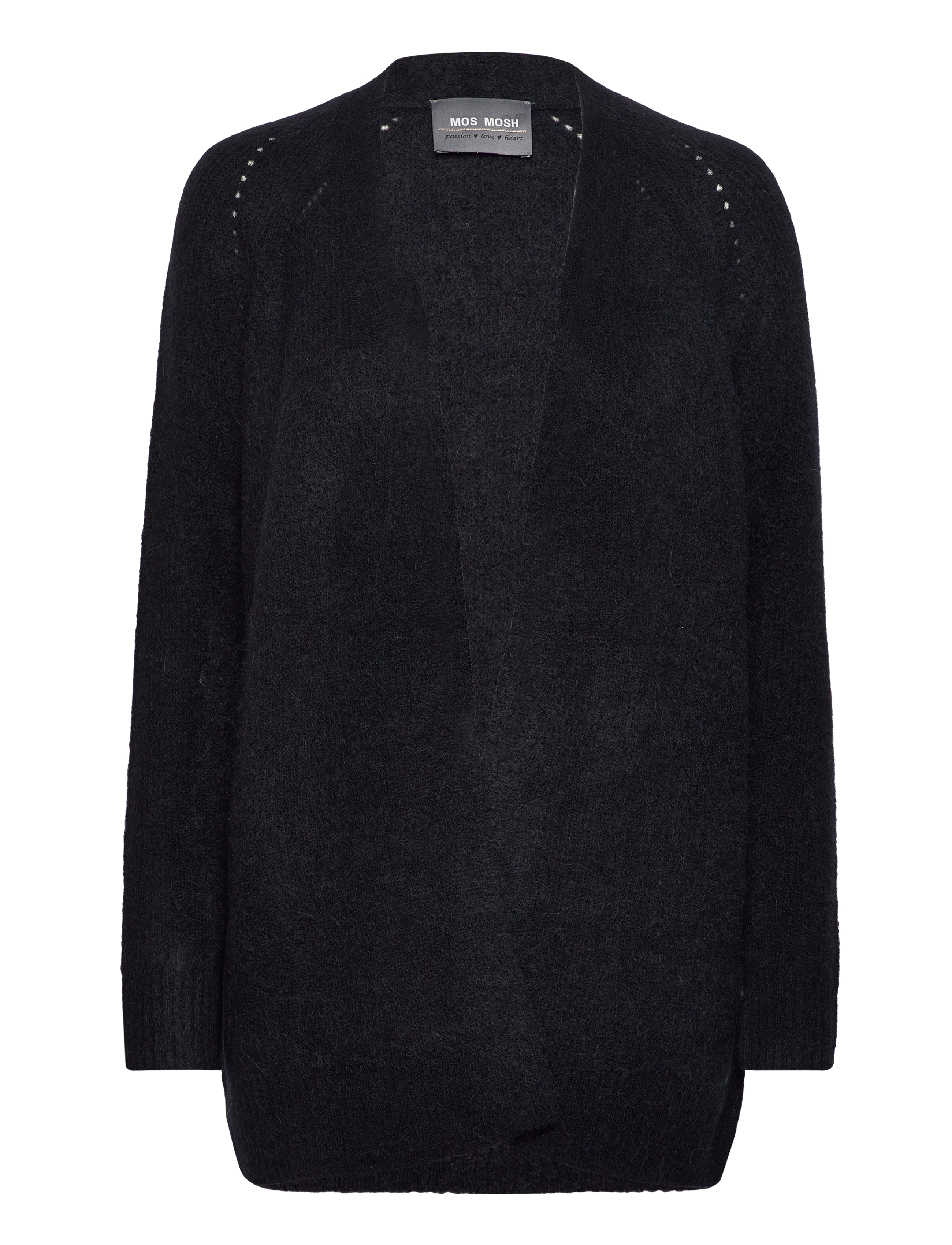 MOS MOSH Mmthora Long Cardigan Schwarz - XS - Damen