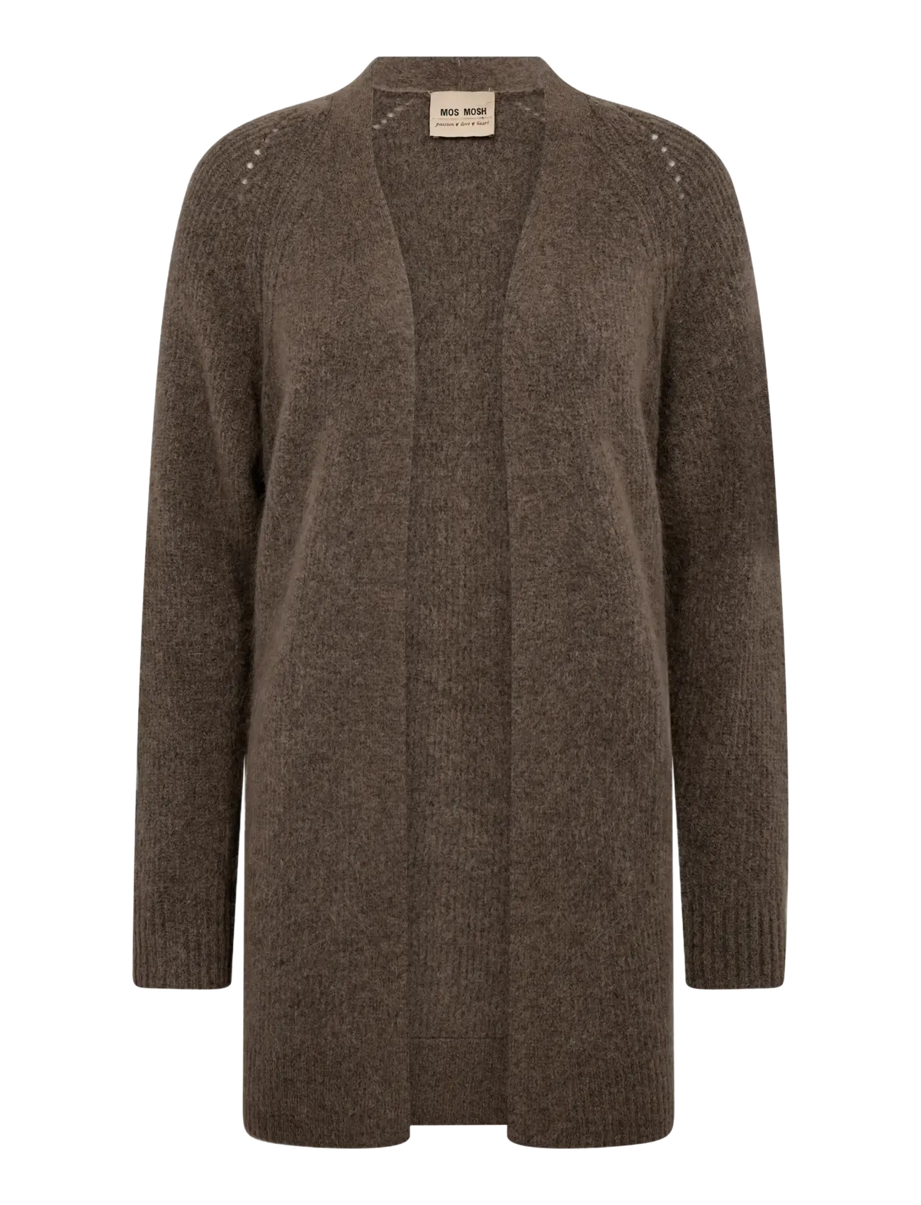 MOS MOSH Mmthora Long Cardigan Braun - XS - Damen