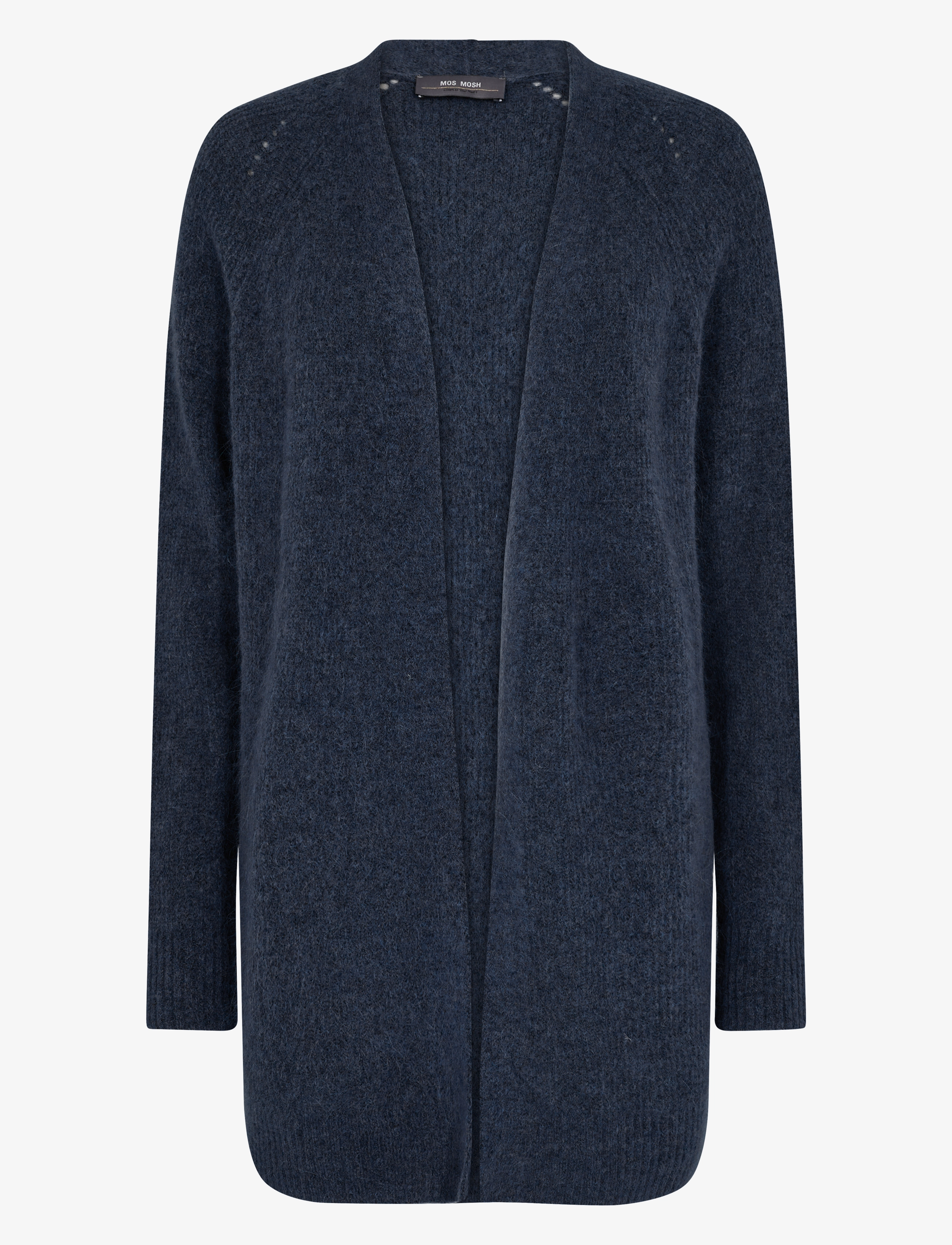 MOS MOSH MMThora Long Cardigan - Transitional Layering - SALUTE NAVY / navy