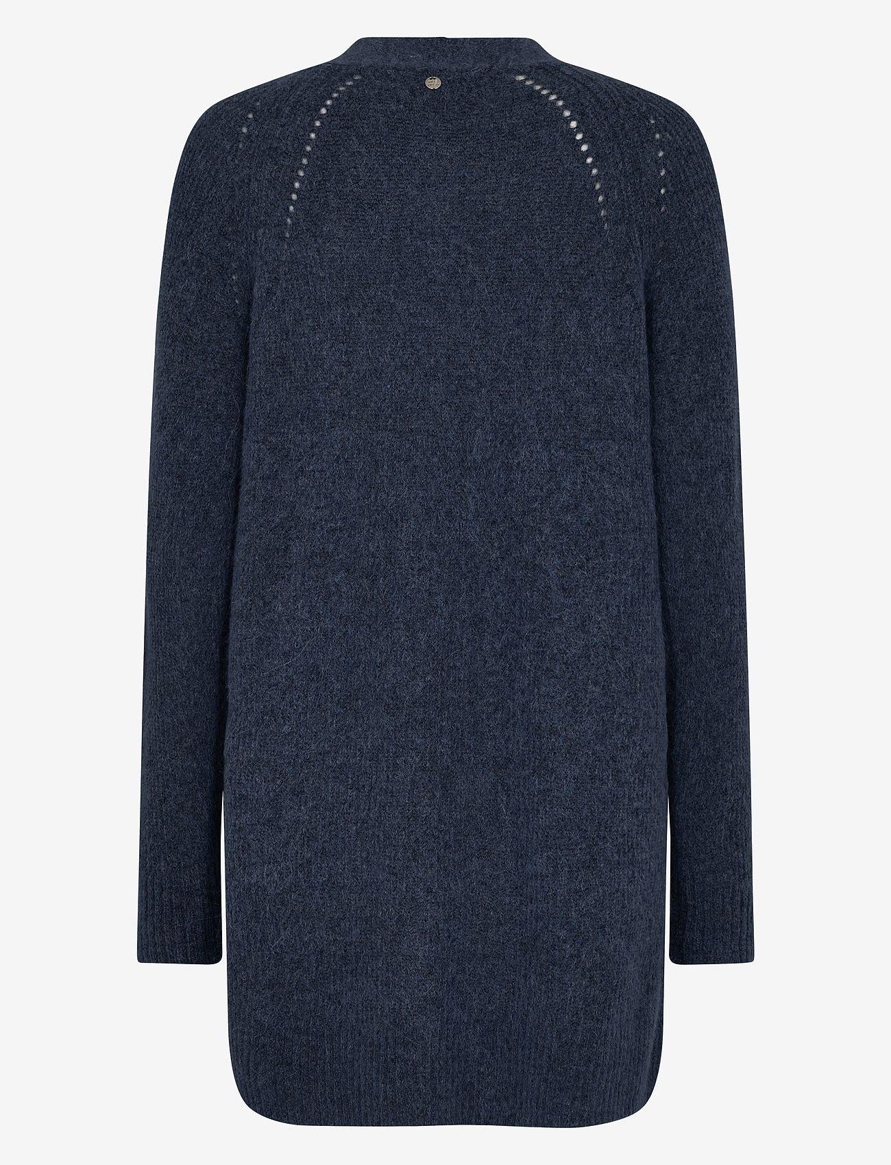 MOS MOSH - MMThora Long Cardigan - kardigani - salute navy - 2