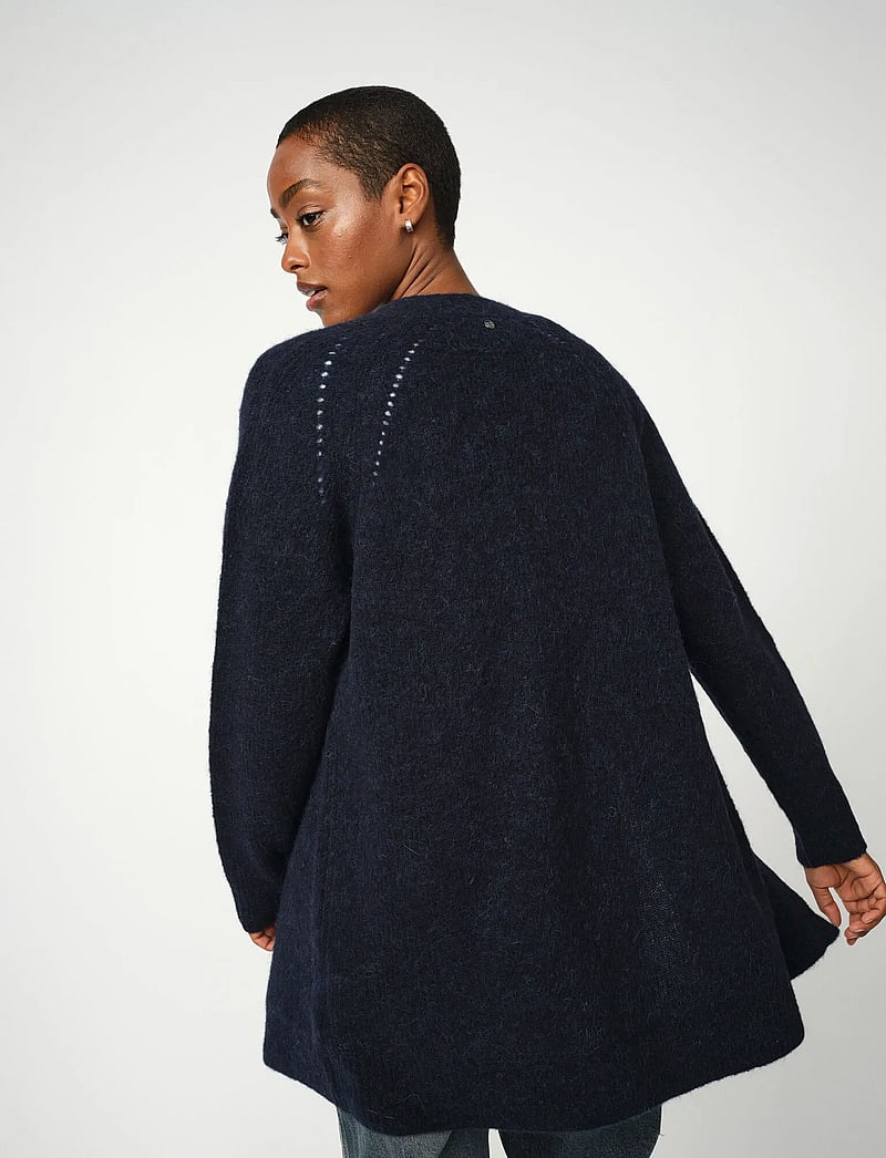 MOS MOSH - MMThora Long Cardigan - cardigans - salute navy - 3