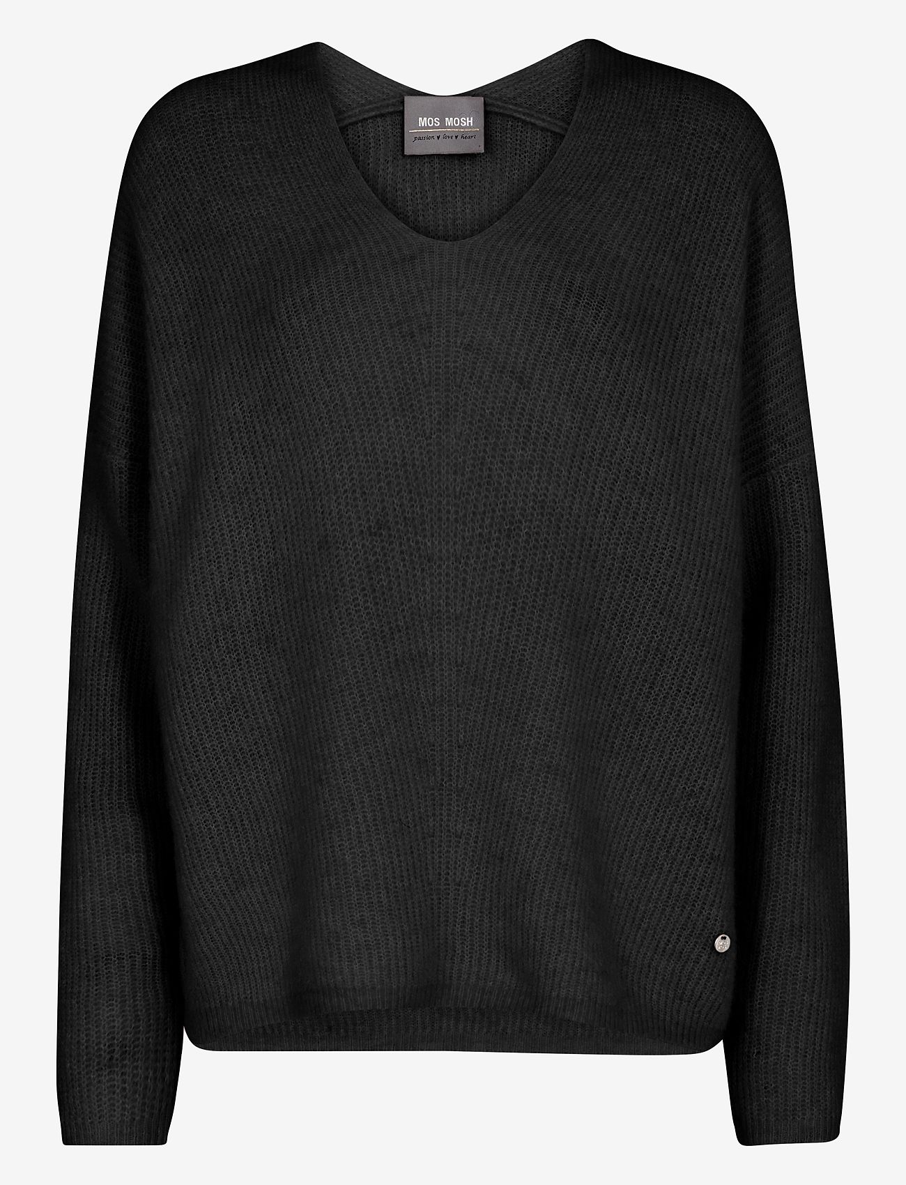 MOS MOSH - MMThora V-Neck Knit - sviitrid - black - 0