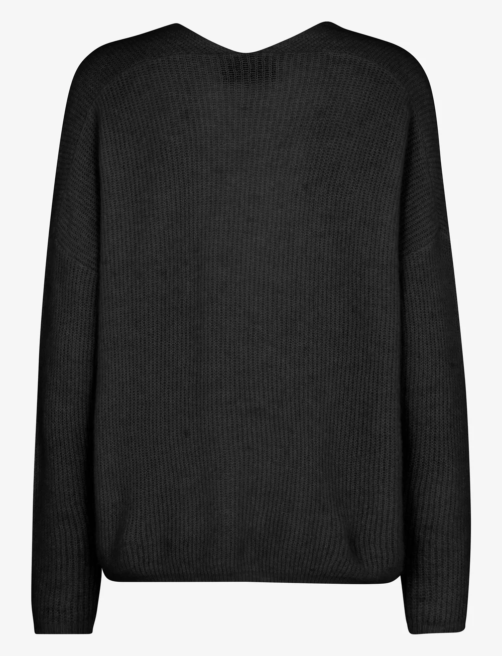 MOS MOSH - MMThora V-Neck Knit - stickade tröjor - black - 1