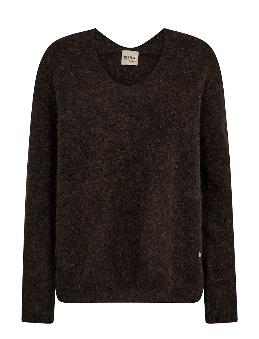 MOS MOSH - MMThora V-Neck Knit - kampsunid - delicioso - 1