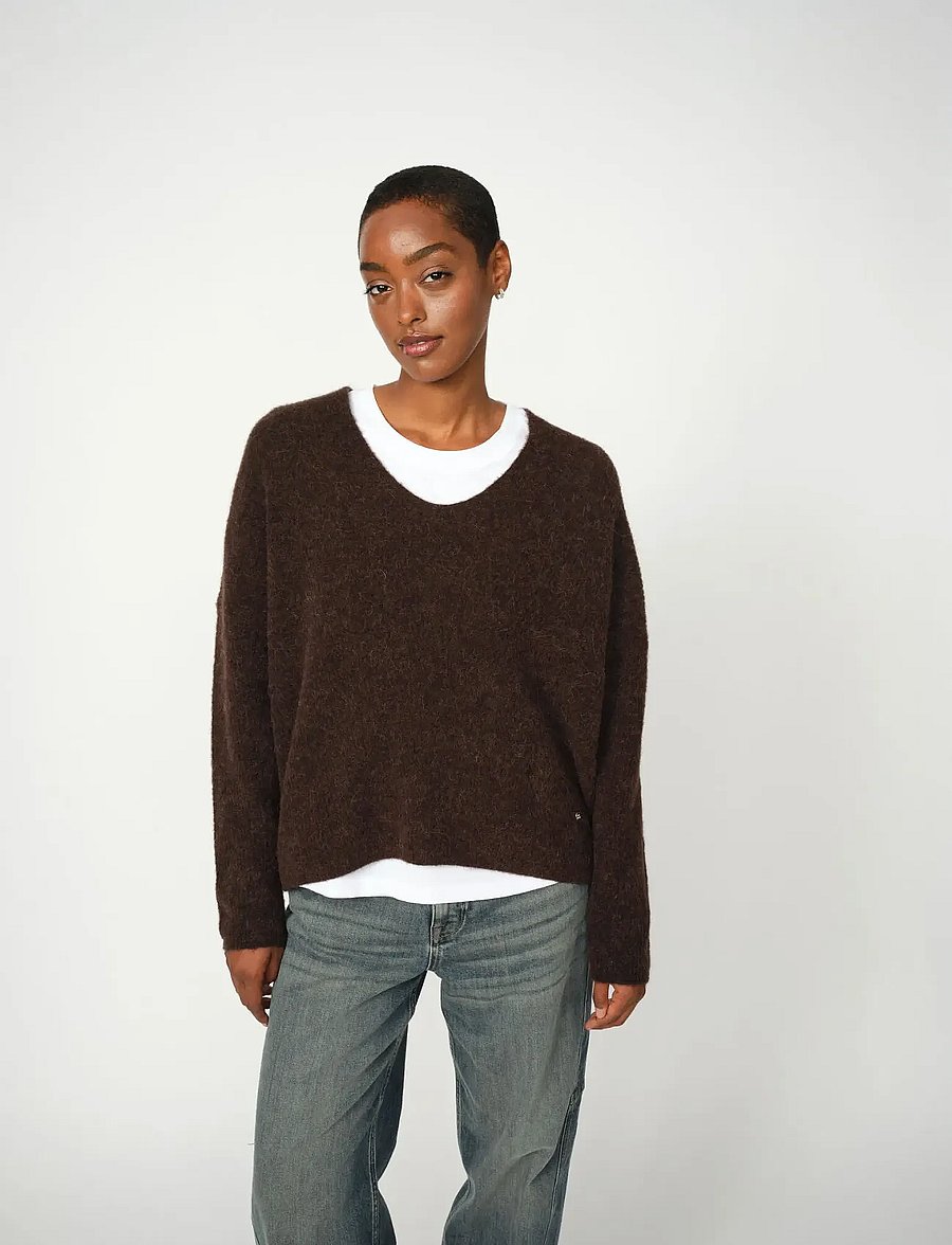 MOS MOSH - MMThora V-Neck Knit - kampsunid - delicioso - 0
