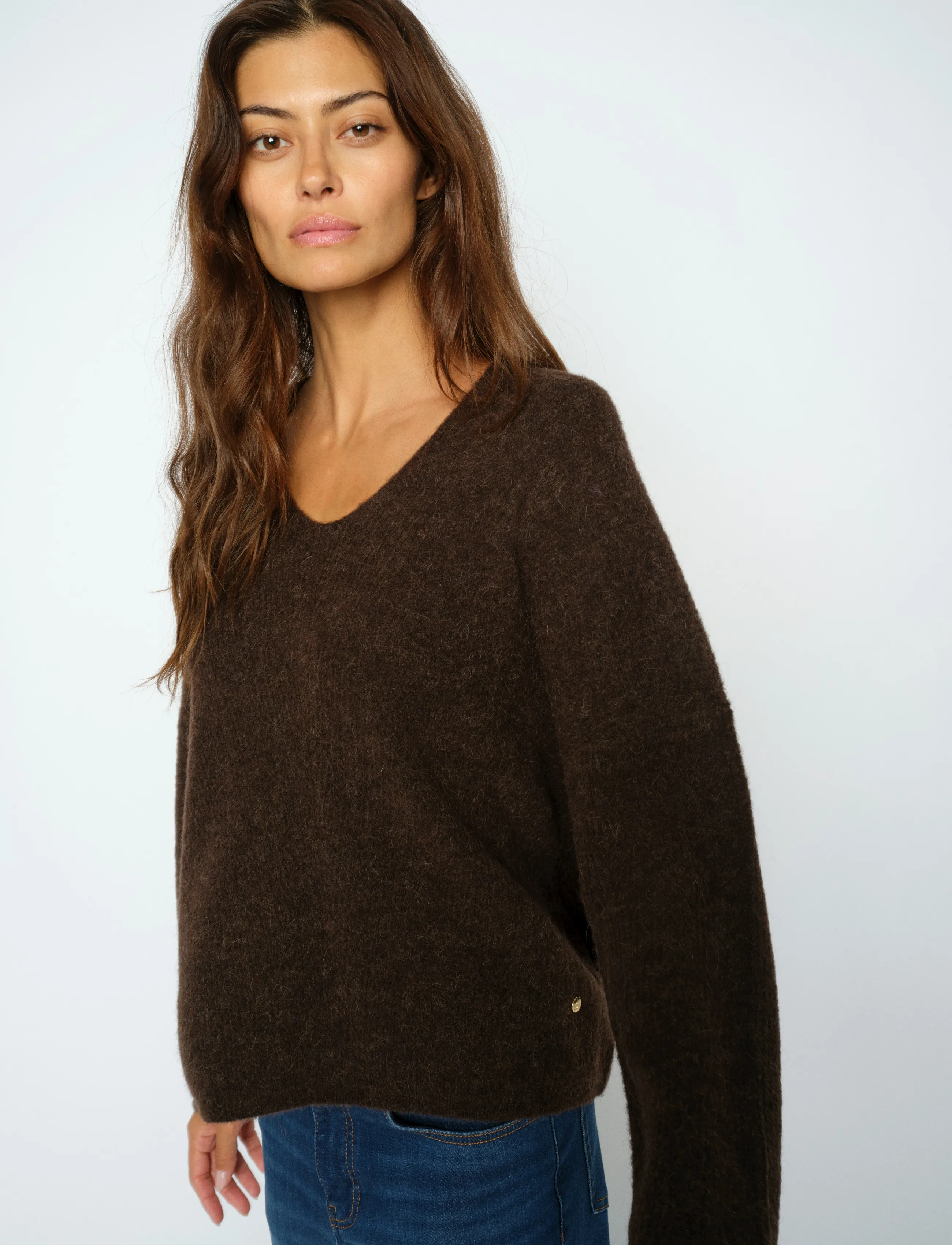 MOS MOSH - MMThora V-Neck Knit - trøjer - delicioso - 4