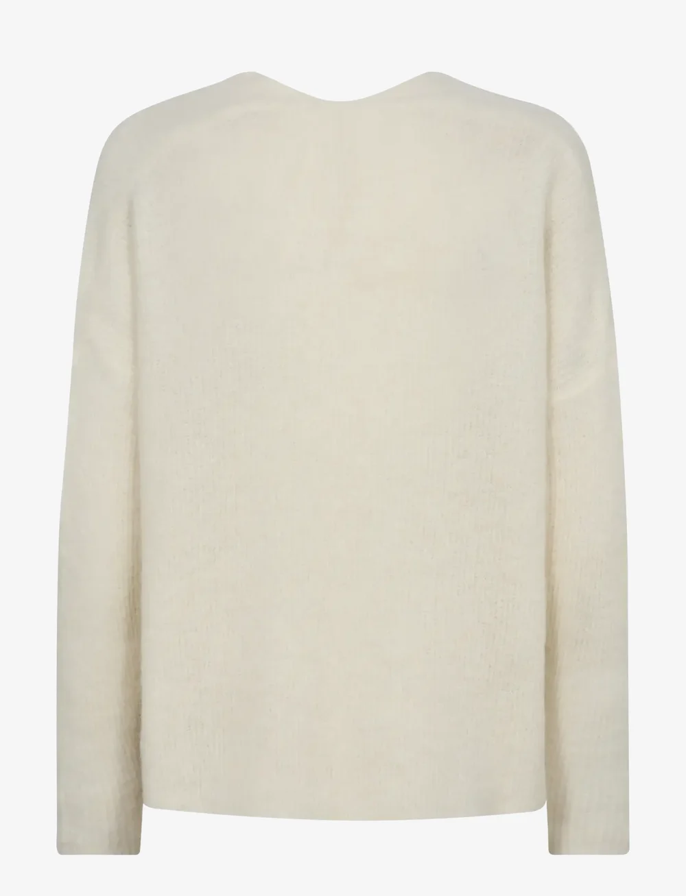 MOS MOSH - MMThora V-Neck Knit - stickade tröjor - ecru - 1