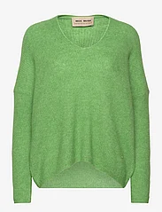 MOS MOSH - MMThora V-Neck Knit - jumpers - forest green - 0