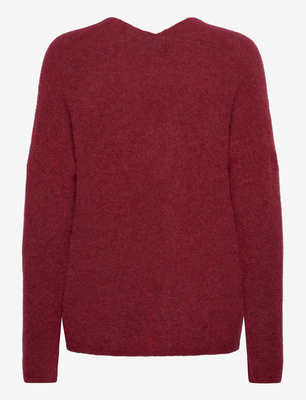 MOS MOSH - MMThora V-Neck Knit - sviitrid - garnet - 1