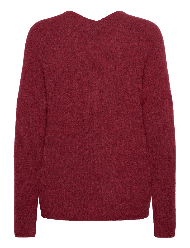 MOS MOSH - MMThora V-Neck Knit - pullover - garnet - 1