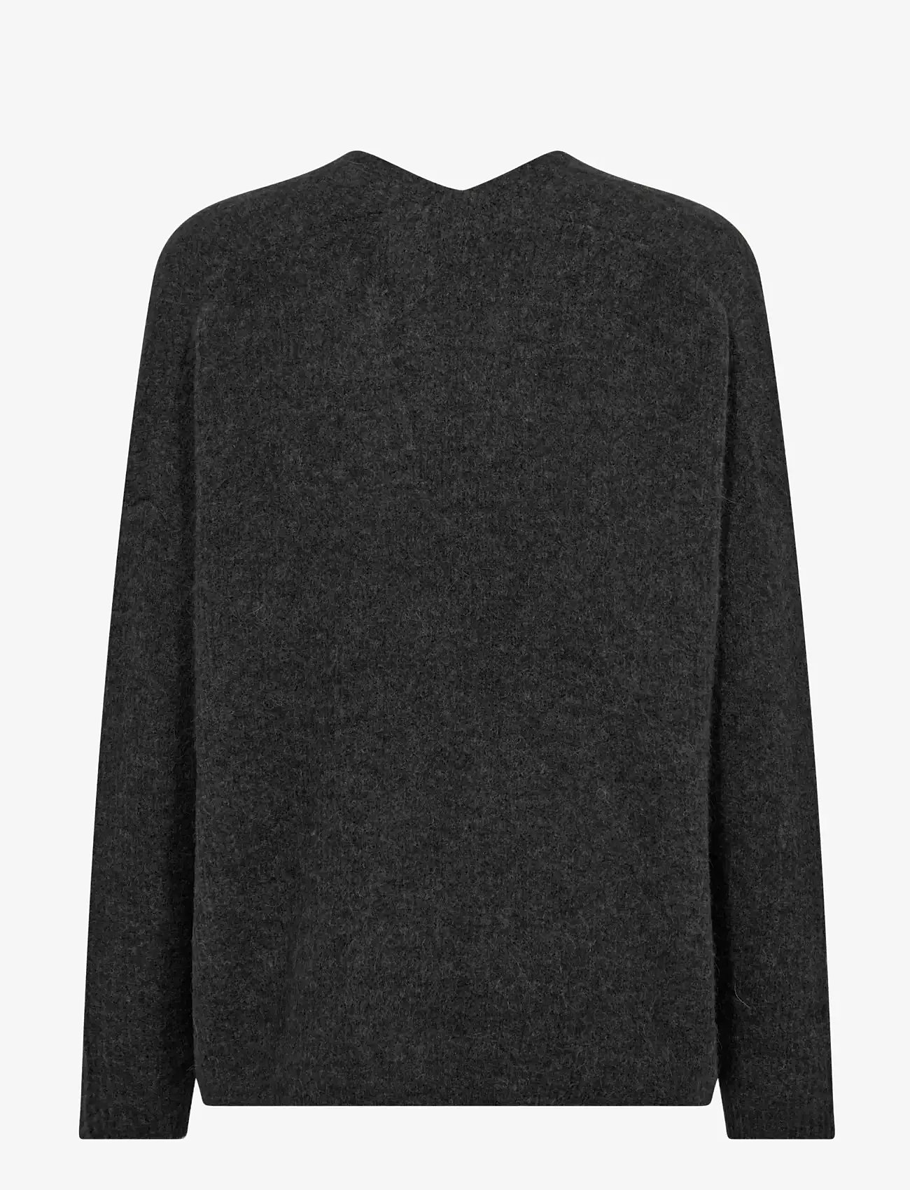 MOS MOSH - MMThora V-Neck Knit - striktrøjer - phantom - 1