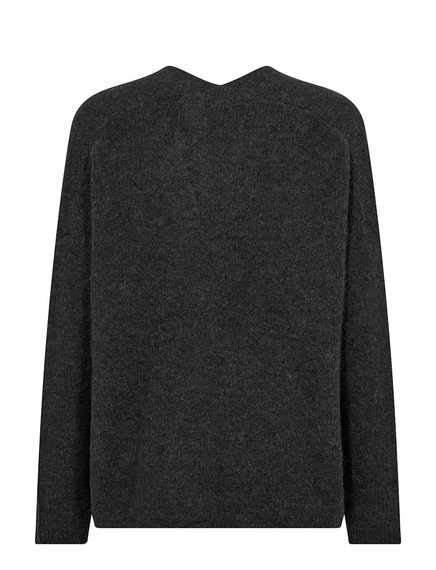MOS MOSH - MMThora V-Neck Knit - pullover - phantom - 1