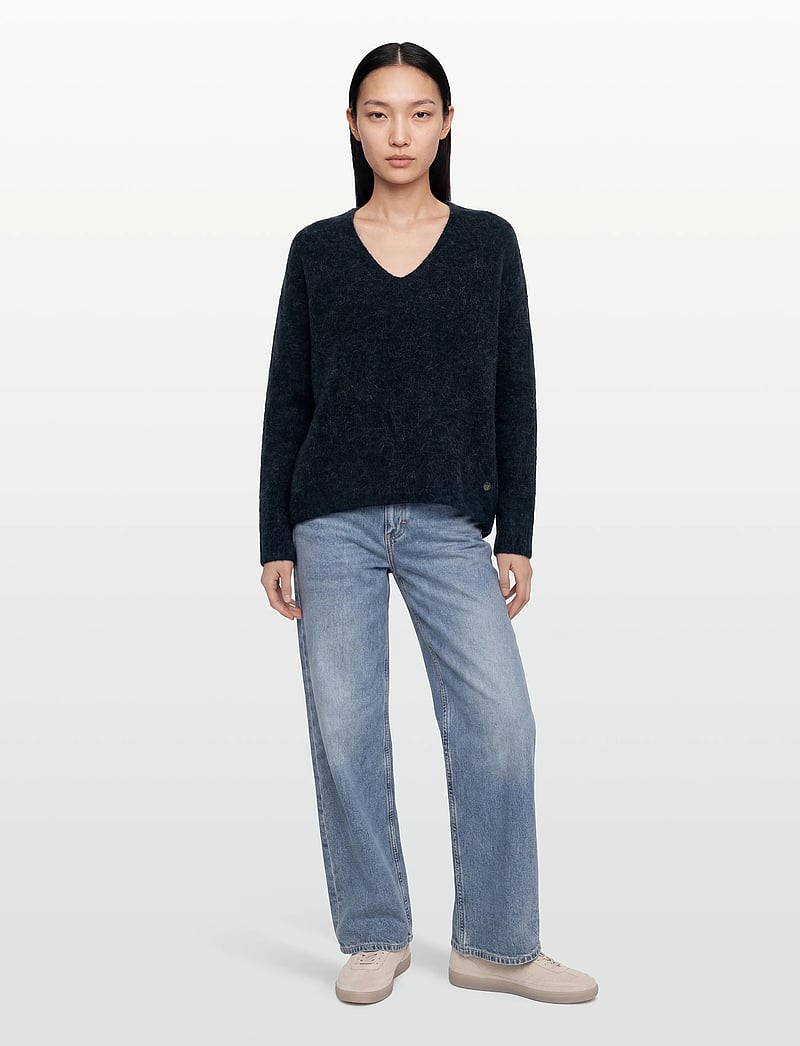MOS MOSH - MMThora V-Neck Knit - sviitrid - salute navy - 0