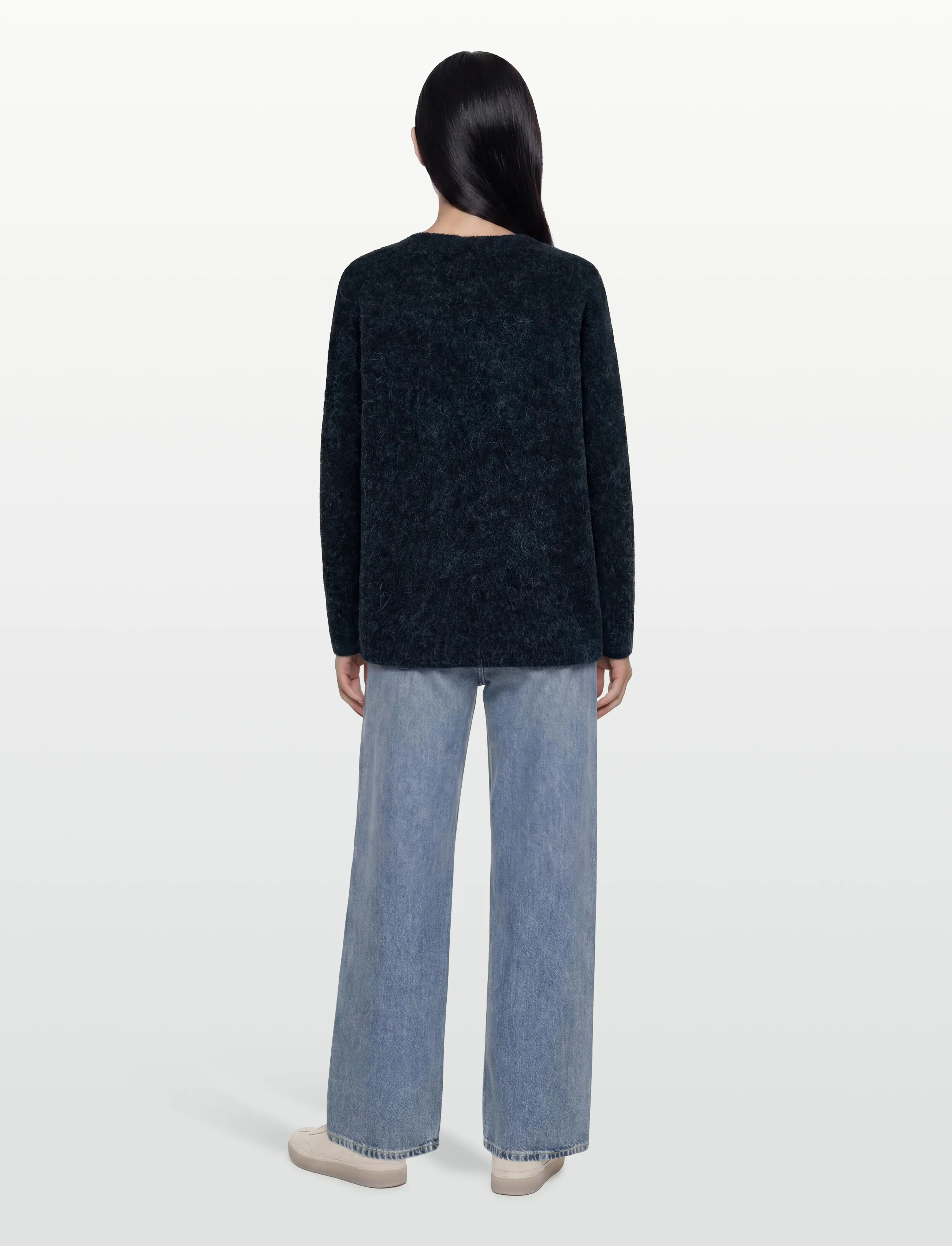 MOS MOSH - MMThora V-Neck Knit - pullover - salute navy - 4