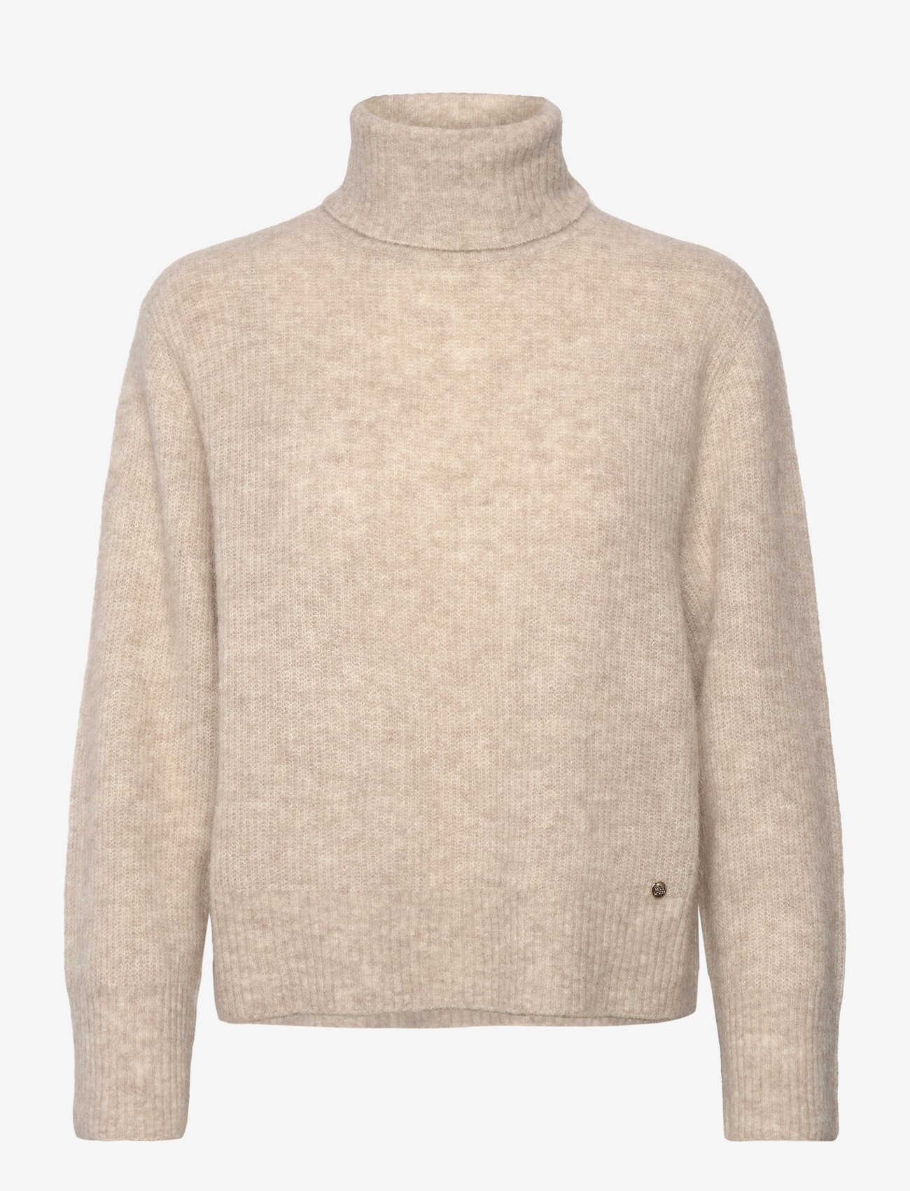MOS MOSH - MMAidy Thora Rollneck Knit - polotröjor - feather gray - 0