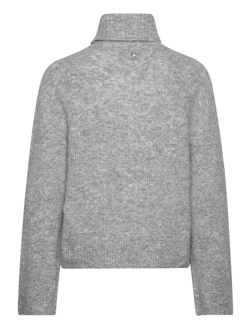 MOS MOSH - MMAidy Thora Rollneck Knit - rollkragenpullover - grey melange - 1
