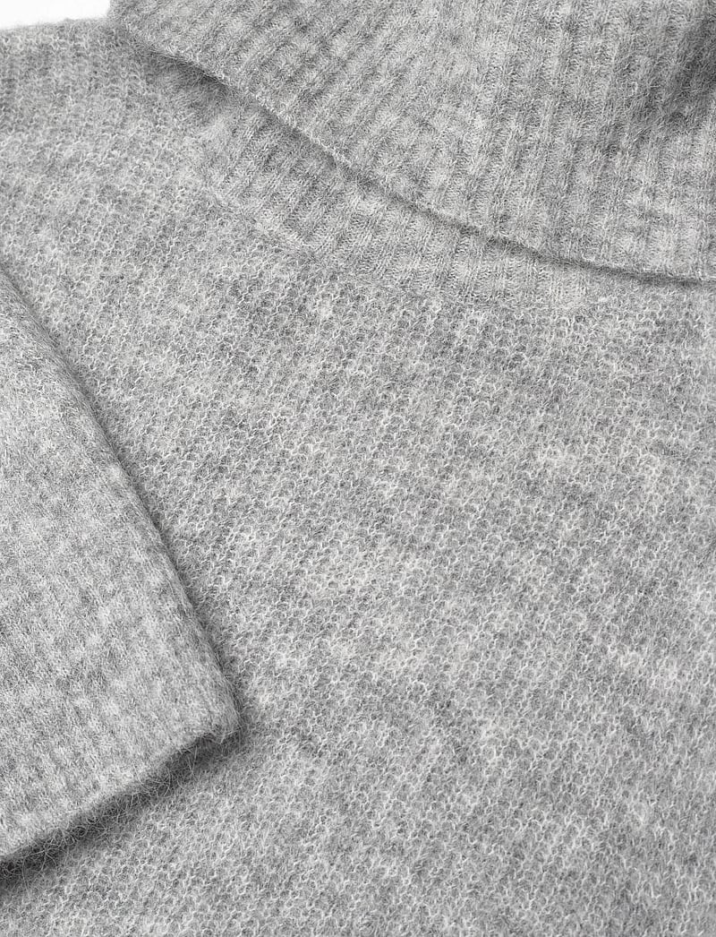 MOS MOSH - MMAidy Thora Rollneck Knit - rollkragenpullover - grey melange - 2
