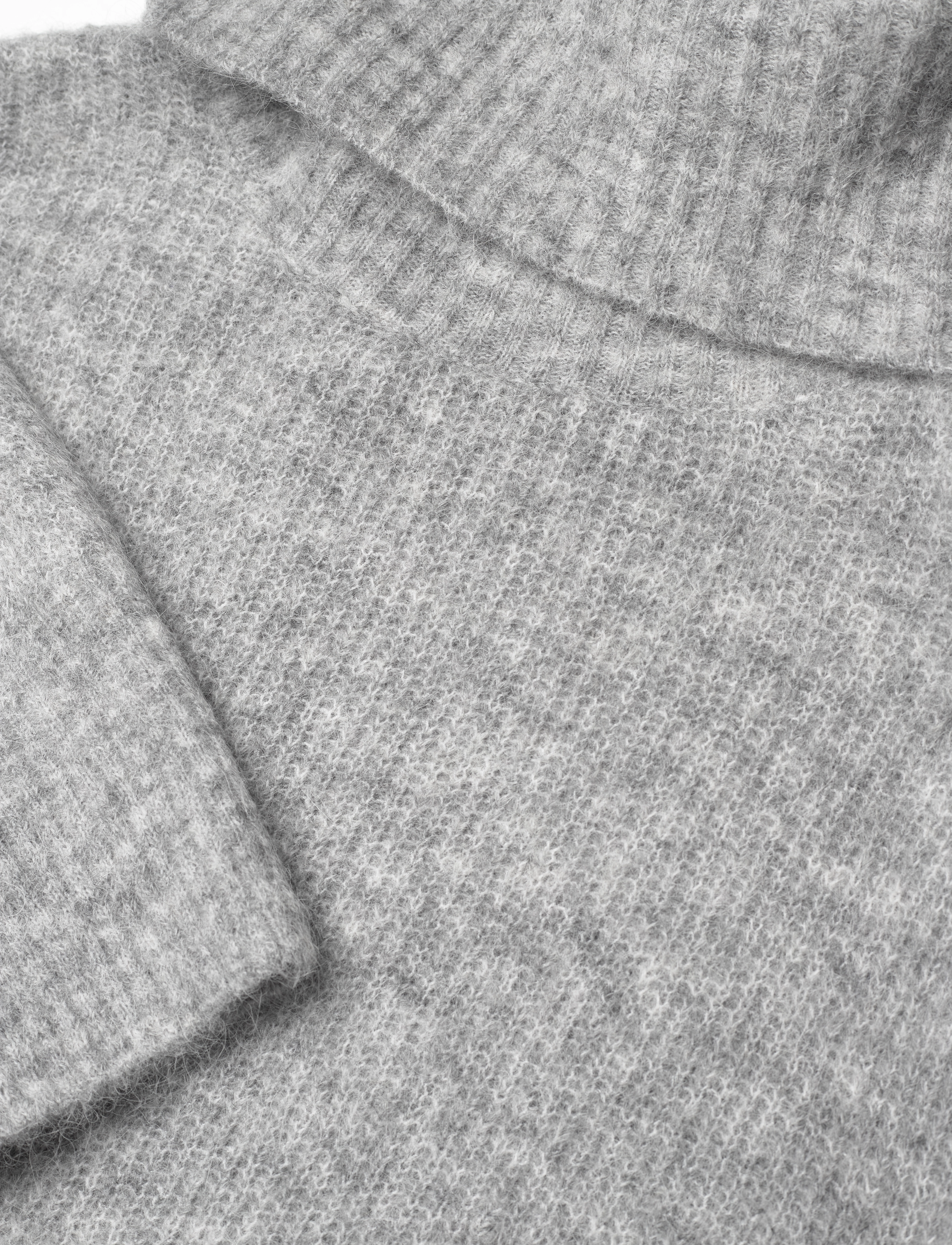 MOS MOSH - MMAidy Thora Rollneck Knit - rollkragenpullover - grey melange - 2
