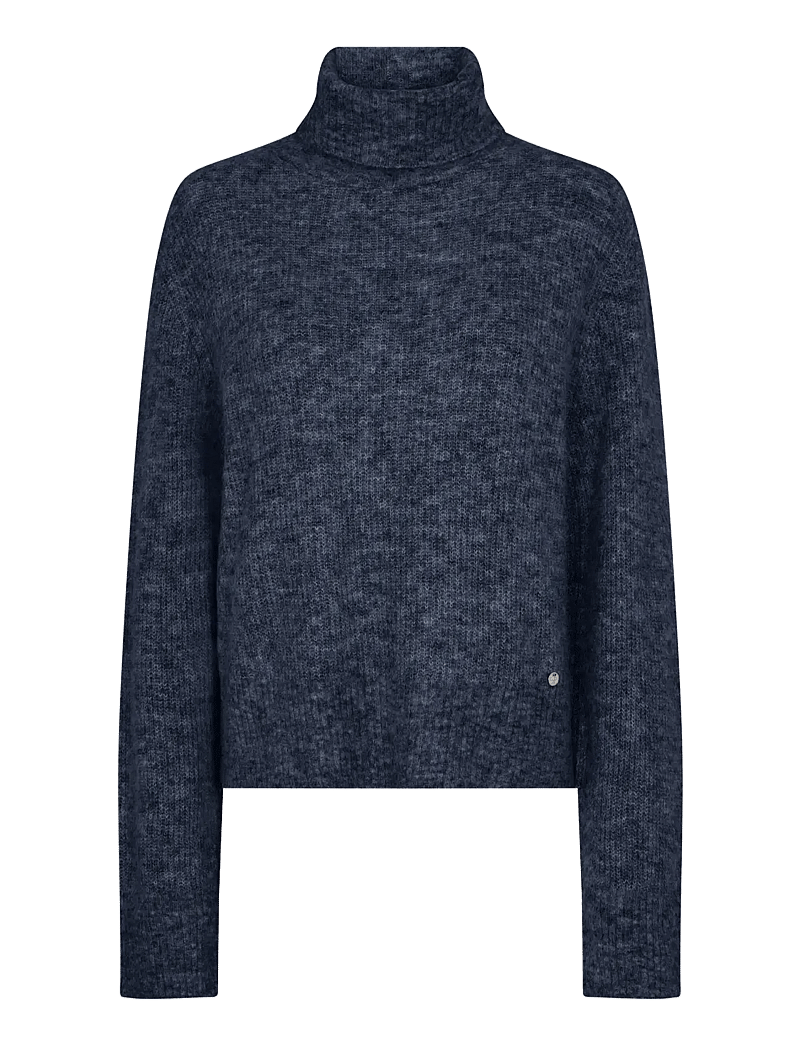 MOS MOSH - MMAidy Thora Rollneck Knit - rollkragenpullover - salute navy - 0