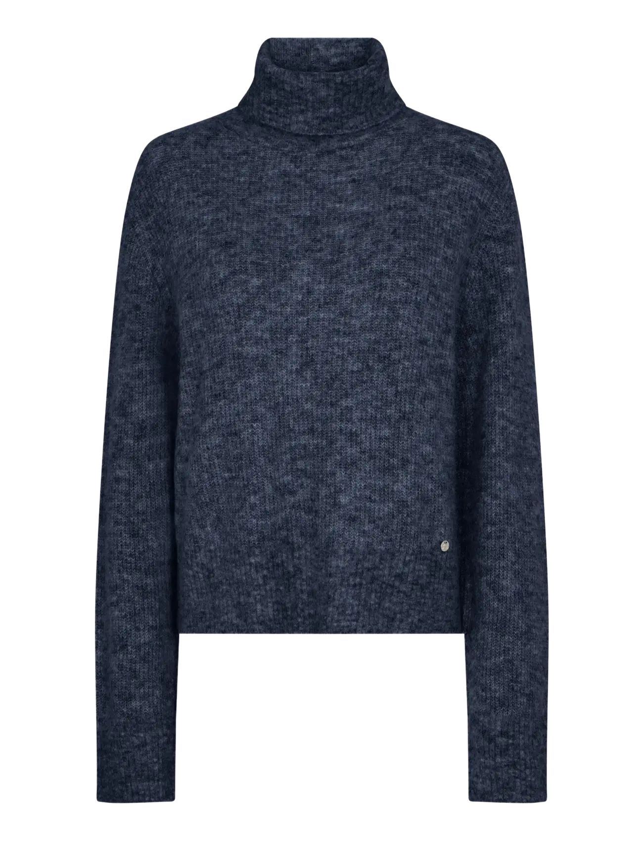 MOS MOSH MMAidy Thora Rollneck Knit - Strik - SALUTE NAVY / navy