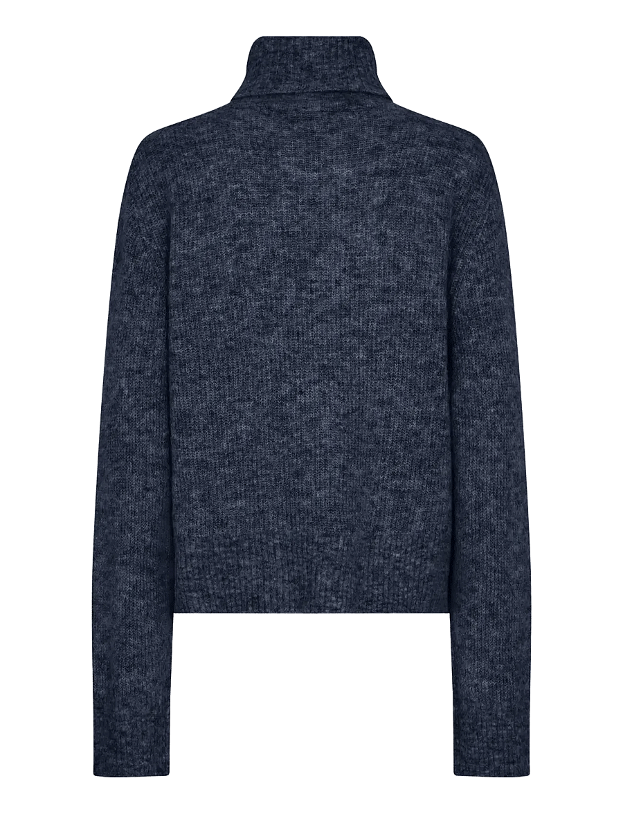 MOS MOSH - MMAidy Thora Rollneck Knit - pooloneuleet - salute navy - 1